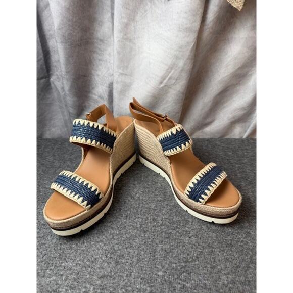 Gentle Souls by Kenneth Cole Evora Braided Wedge Women's Sz 8.5 - Picture 6 of 10